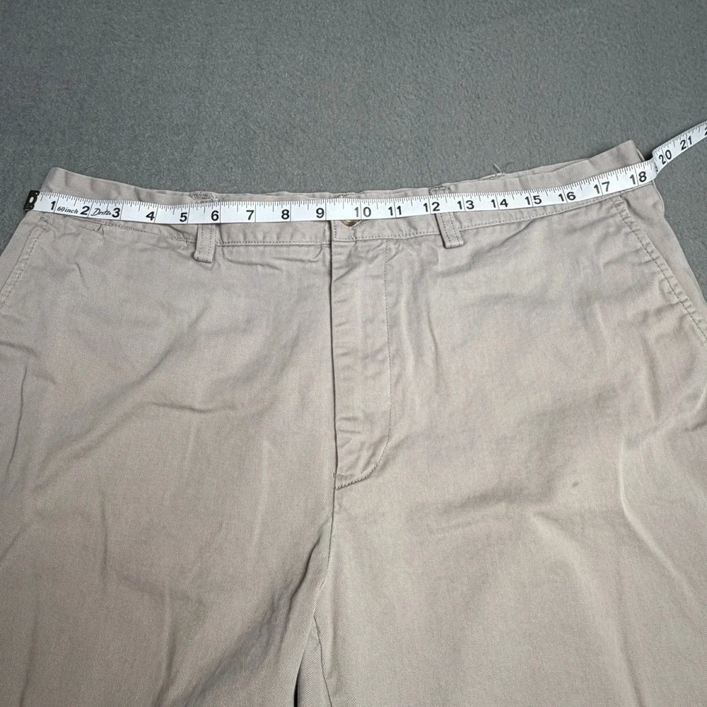 Polo Ralph Lauren Mens Classic Fit 9 Chino Shorts Tan Khaki Cotton Twill 38